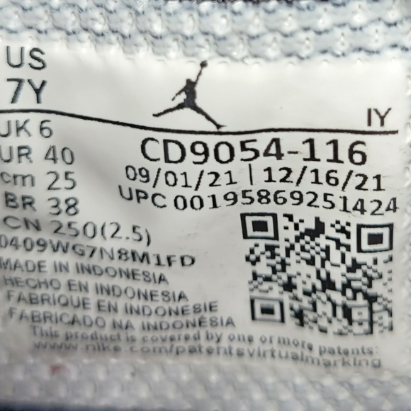 Jordan Legacy 312 Low 'Chicago Red' (GS) CD9054-116 - Picture 11 of 11